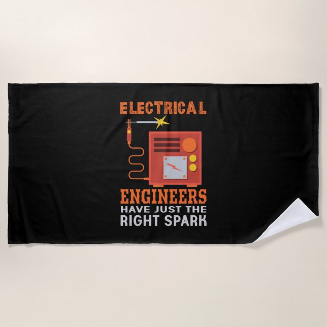 Toalla De Playa Engineer Electrical Engineers Have Just The Right (Anverso)