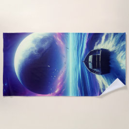 Toalla De Playa Enorme Moon