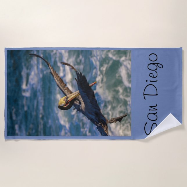 Toalla De Playa Entrando para un aterrizaje (Anverso)