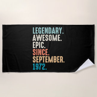 Toalla De Playa Epic Largendario De 50 Años Desde