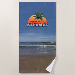 Toalla De Playa Es mejor en las Bahamas