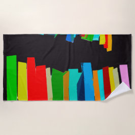 Toalla De Playa Escaleras de colores