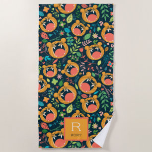 Toalla De Playa Escúchame Roar la jungla de tigres personalizada