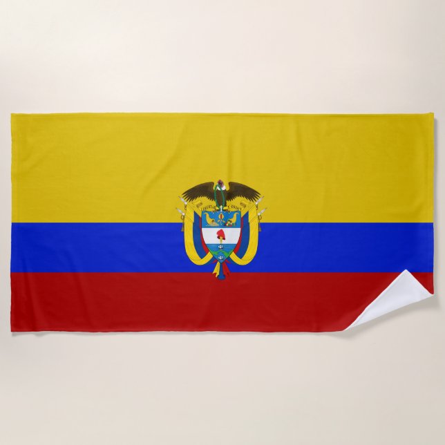 Toalla De Playa Escudo de armas de Colombia   (Anverso)