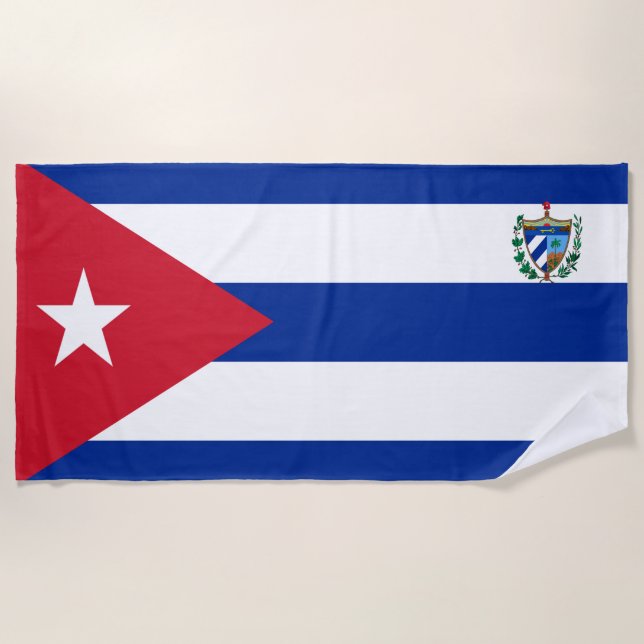 Toalla De Playa Escudo de armas de Cuba   (Anverso)