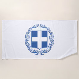 Toalla De Playa Escudo de armas de Grecia