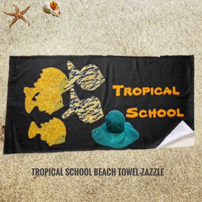 Toalla De Playa Escuela Tropical (Subido por el creador)