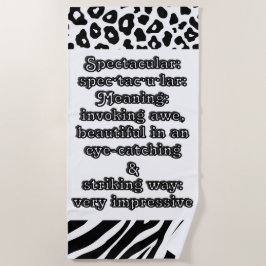 Toalla De Playa Espectacular: especificación de definición・tac・u・l