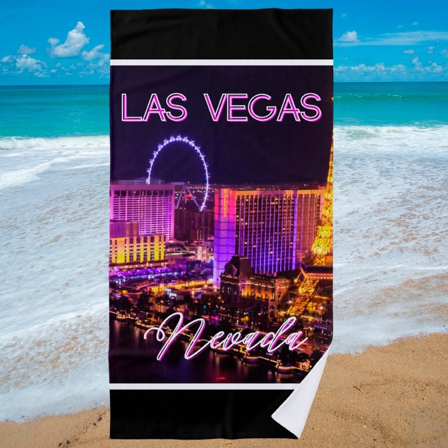 Toalla De Playa Esquina de Las Vegas Nevada (Subido por el creador)