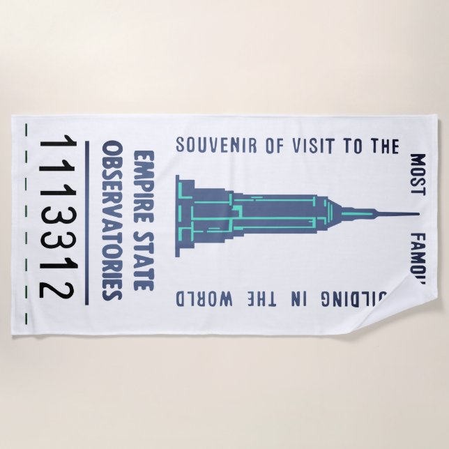 TOALLA DE PLAYA ESTADO DEL IMPERIO (Anverso)