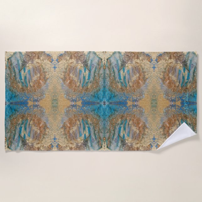 Toalla de playa - Estados sin tiempo - Grande (Anverso)