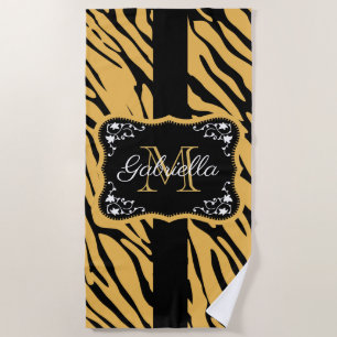 Toalla De Playa Estampado leopardo lindo