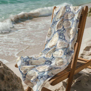 Toalla De Playa Estanques de ostión azul