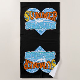 Toalla De Playa Este lado de la playa de verano