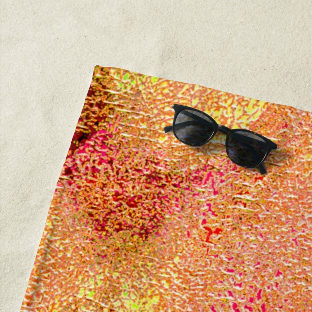 Toalla De Playa Estilo de cuero arrugado con pintura desgastada, s (In situ)