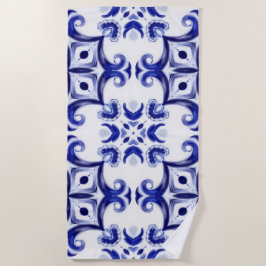 Toalla De Playa estilo italiano, mayólica, azulejos,