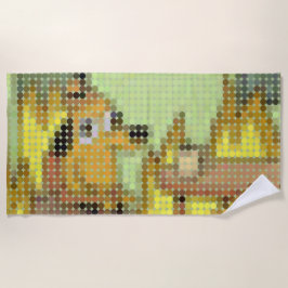 Toalla De Playa "Esto está bien" Meme Pixeldot