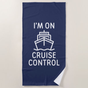 Toalla De Playa Estoy en control de crucero