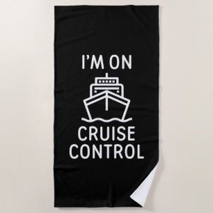 Toalla De Playa Estoy en control de crucero