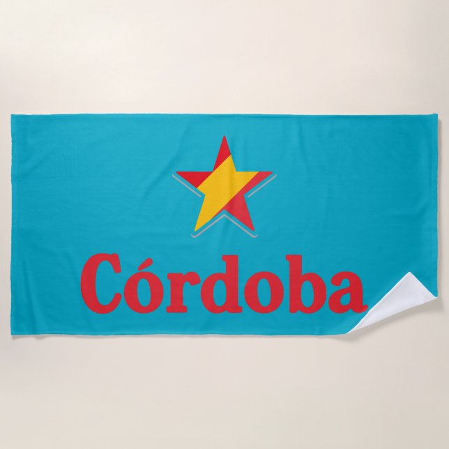 Toalla De Playa Estrellas de España – Córdoba (Anverso)