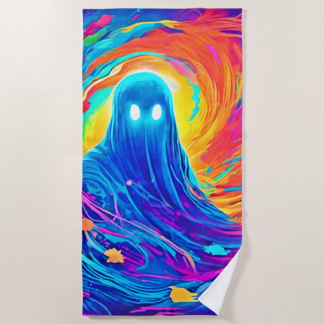 Toalla De Playa Ethereal Ghostly Creation (Anverso)