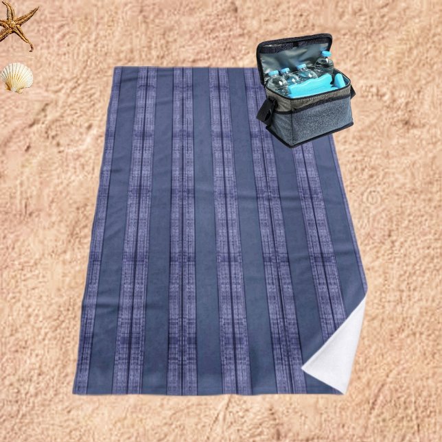 Toalla De Playa Executive Striped-Blue-II (Various styles and patterns, are available to choose from, in the "Beach Towels Galore" Collection!)