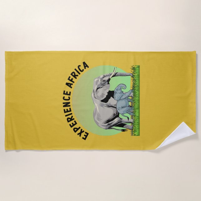 Toalla De Playa Experiencia en África (Anverso)