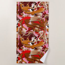 Toalla De Playa Explosion of Frozen Flavors