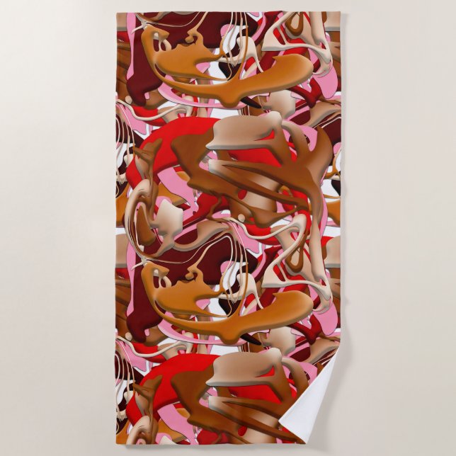 Toalla De Playa Explosion of Frozen Flavors (Anverso)