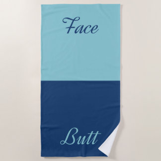 Toalla De Playa Face Butt