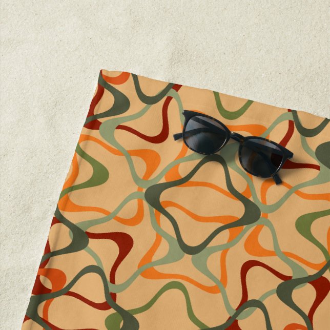 Toalla De Playa Fall Kaleidoscope (In situ)