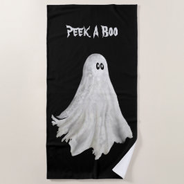 Toalla De Playa Famoso Fantasma De Halloween Pasado Dibujando Toal