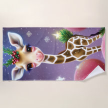 Fantasía Adorable bebé Giraffe con Holly