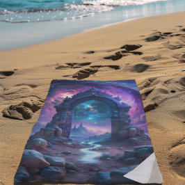 Toalla De Playa Fantasía del portal galáctico | Puerta de enlace c