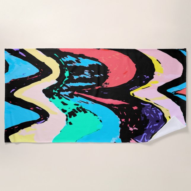 Toalla De Playa Fantasía en el mar (Anverso)