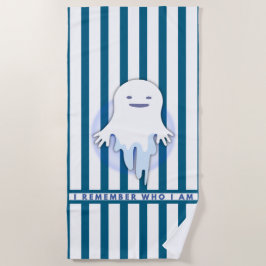 Toalla De Playa Fantasma Cuta - Recuerdo Quién Soy El Regalo
