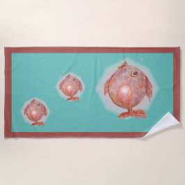 Toalla De Playa Fantasy Fish Beach para niños