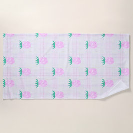 Toalla De Playa Farmhouse Pineapples