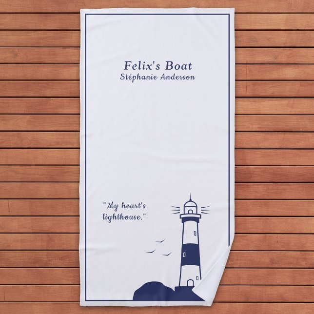 Toalla De Playa Faro (Lighthouse beach towel)