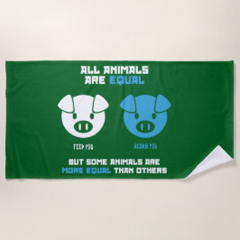 Toalla De Playa Feed Pig, Acorn