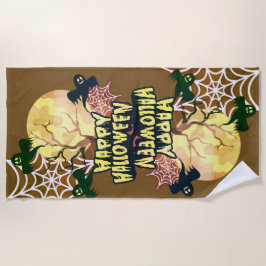 Toalla De Playa Feliz Halloween