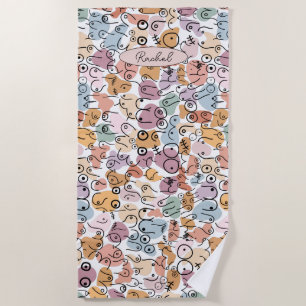 Toalla De Playa feminista divertida