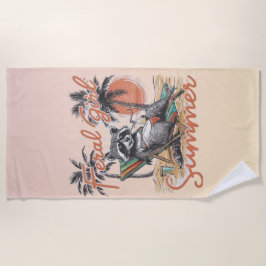 Toalla De Playa Feral Girl Summer Beach Towel