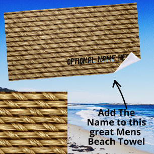 Toalla De Playa Fibras gruesas Tejidos Tejidos