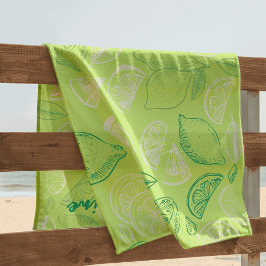 Toalla De Playa fiesta de despedida de soltera Bridesmaid Lemon