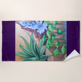 Toalla De Playa Fiesta de estanques de plantas