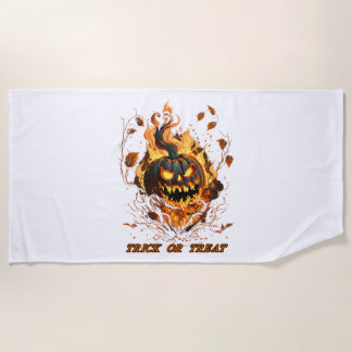 Toalla De Playa Fiesta de la Calabaza Halloween de Guay