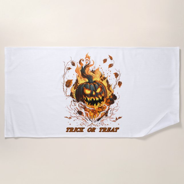 Toalla De Playa Fiesta de la Calabaza Halloween de Guay (Anverso)