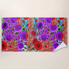 Toalla De Playa Fiesta Jardín Mexicano