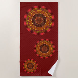 Toalla de Playa Fire Mandala